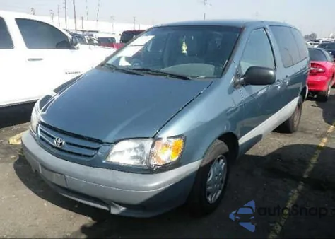 2001 Toyota Sienna Ce z USA, uszkodzony, nr VIN 4T3ZF19C71U348478